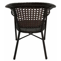 Set mobilier de gradina Mobhaus Geton masa/4 scaune (Brown) Thumb