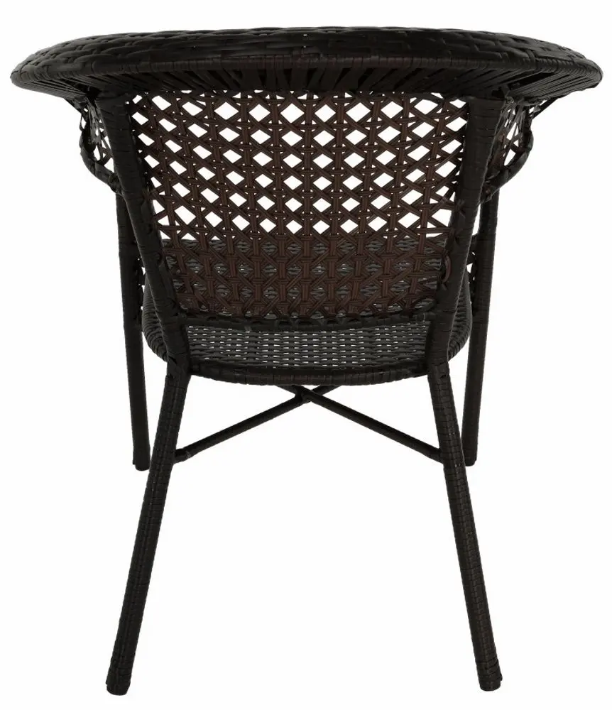 Set mobilier de gradina Mobhaus Geton masa/4 scaune (Brown) - 6