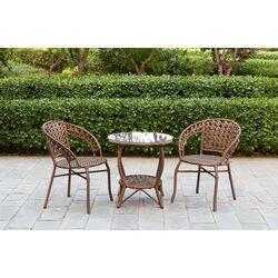 Set mobilier de gradina Mobhaus Jarub 2 scaune (Brown) Thumb