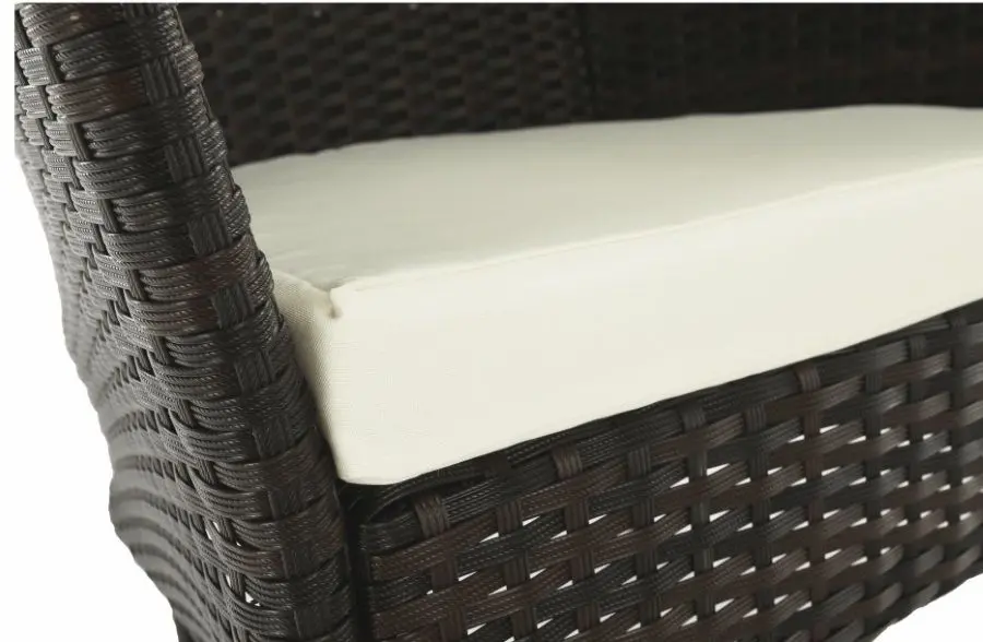 Set mobilier da gradina Mobhaus Menibor 8 scaune (Brown/Beige)