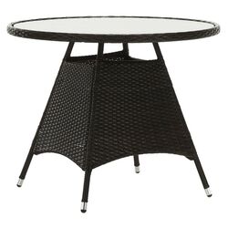 Set mobilier de gradina Mobhaus Randel masa/4 scaune (Dark Brown/Cream) Thumb
