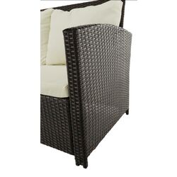 Set mobilier de gradina Mobhaus Stark (Brown/Cream) Thumb