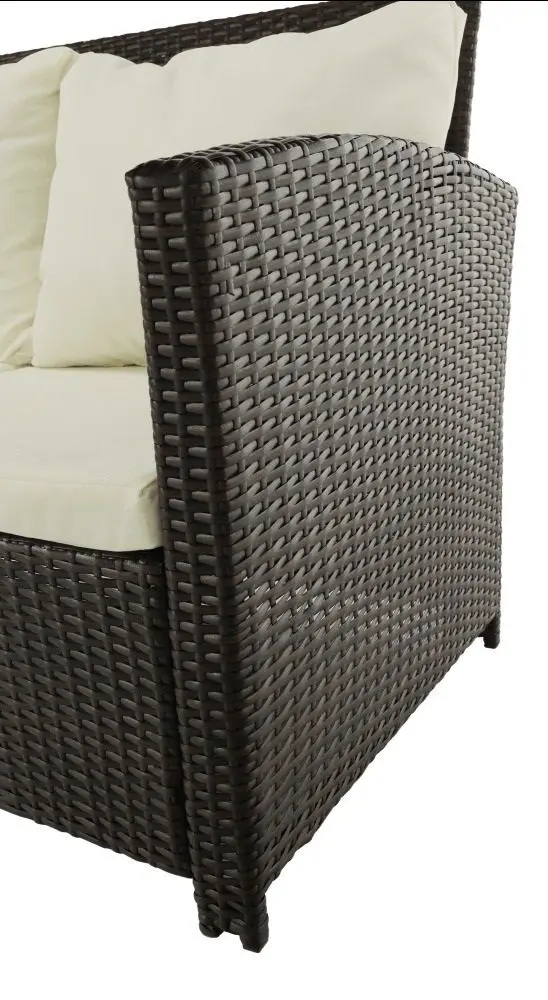 Set mobilier de gradina Mobhaus Stark (Brown/Cream) - 5