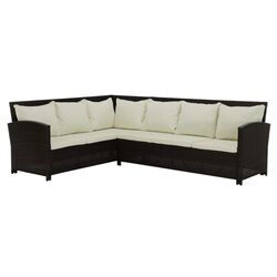 Set mobilier de gradina Mobhaus Stark (Brown/Cream) Thumb