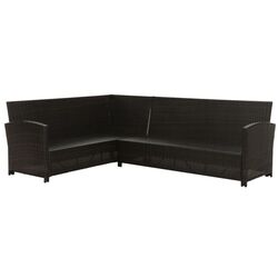 Set mobilier de gradina Mobhaus Stark (Brown/Cream) Thumb