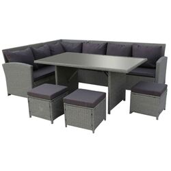 Set mobilier de gradina Mobhaus Stark (Gray)