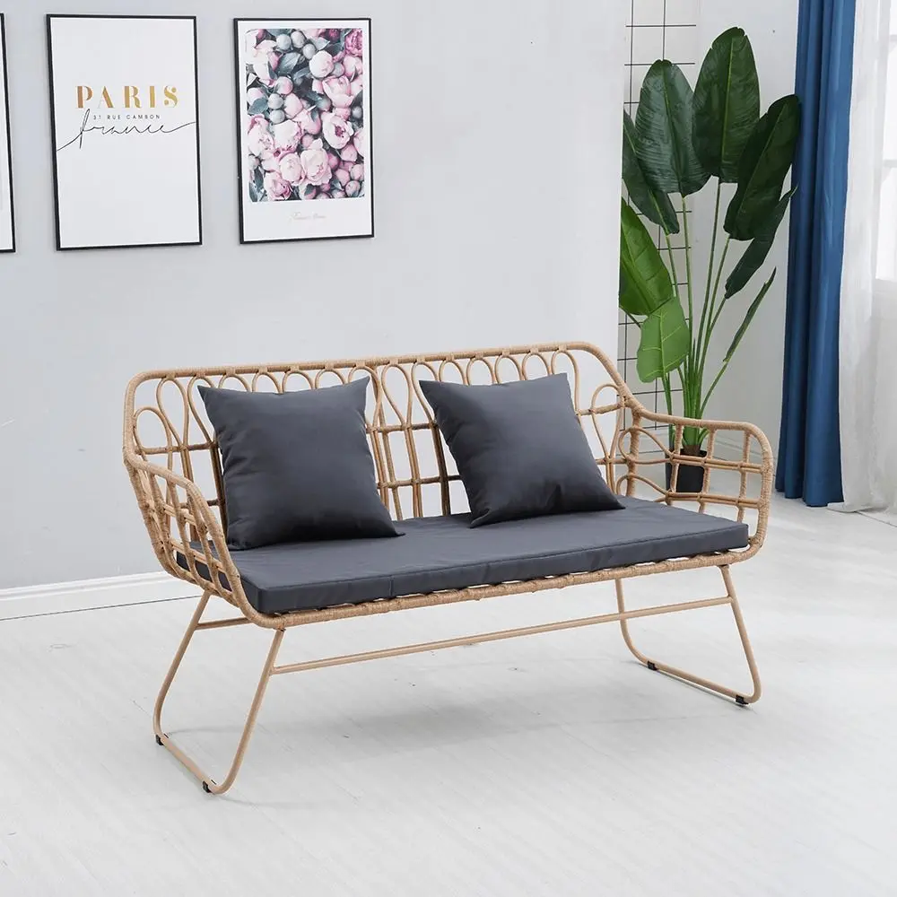 Set mobilier de gradina Mobhaus Tajro (Natural/Gray) - 6