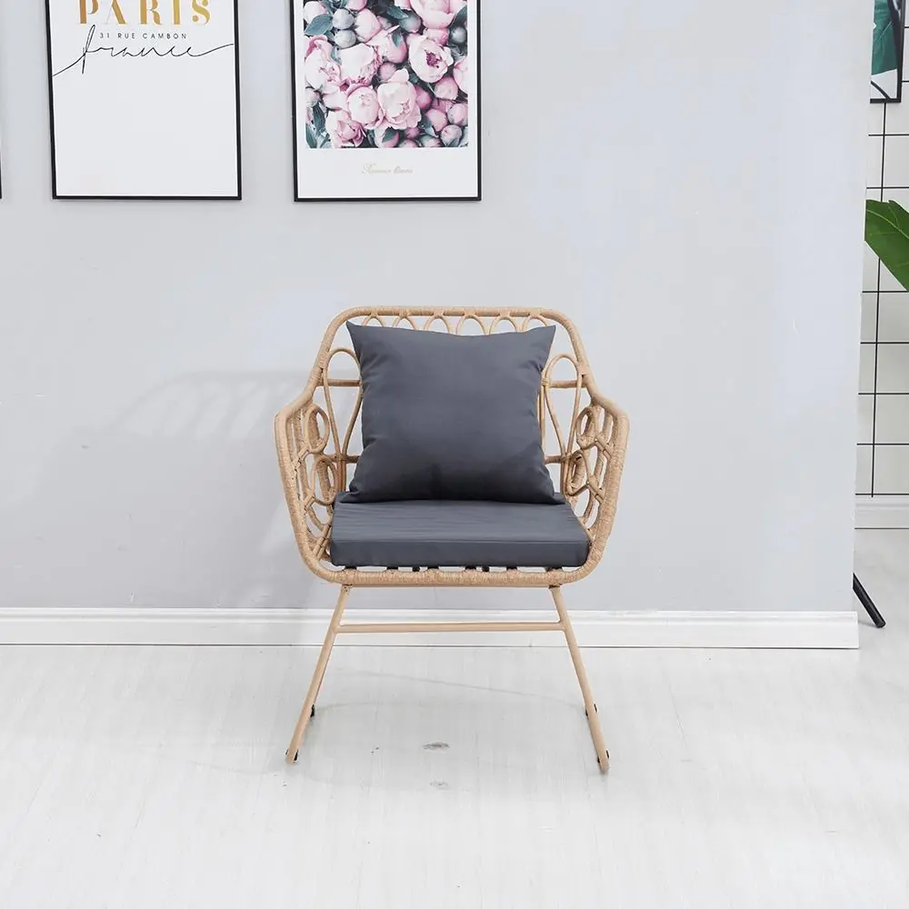 Set mobilier de gradina Mobhaus Tajro (Natural/Gray) - 7