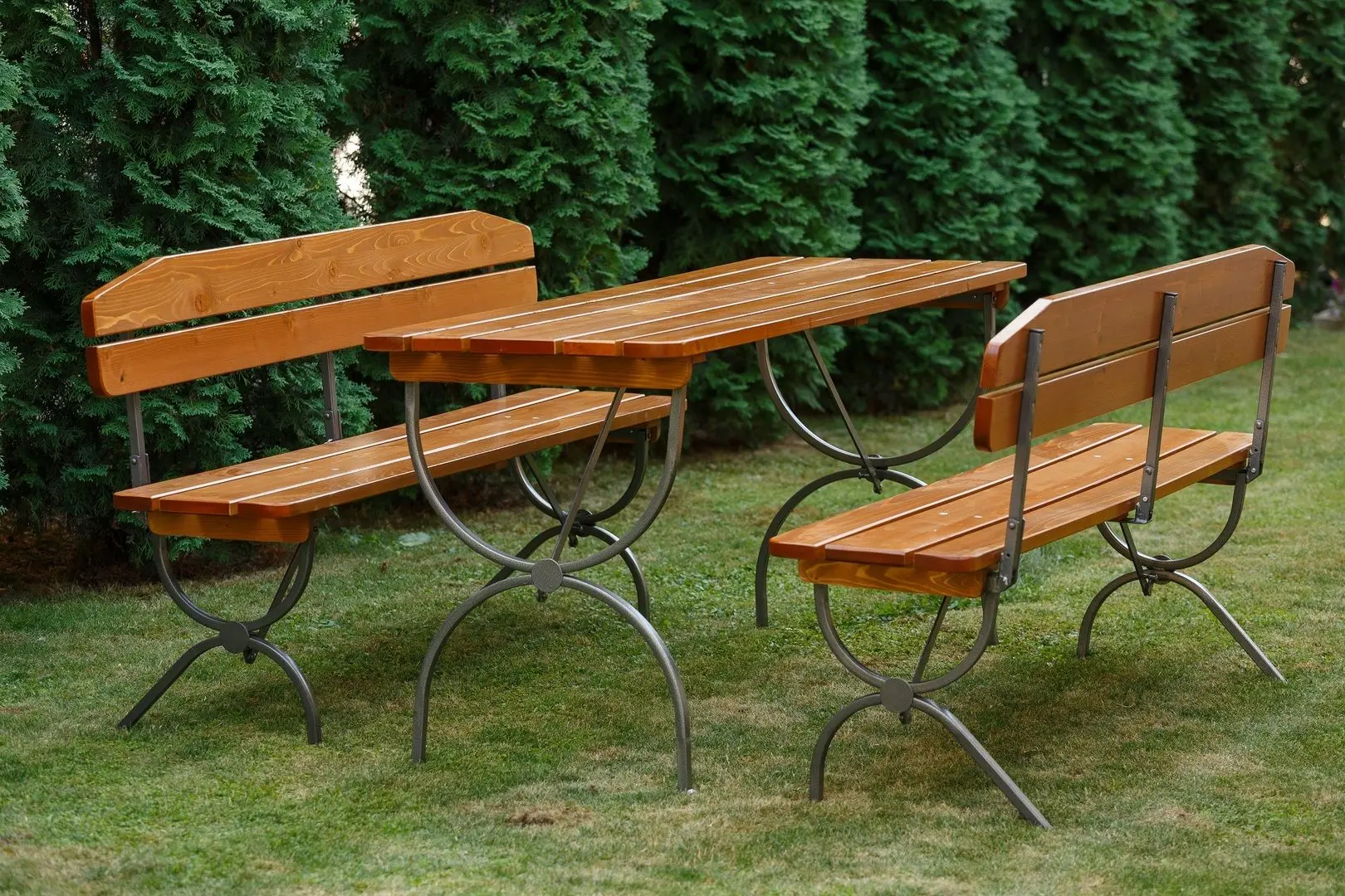 Комплект садовой мебели Mobilaiud Linz (Brown/Gray)