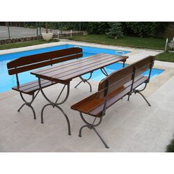 Комплект садовой мебели Mobilaiud Linz (Brown/Gray) Thumb