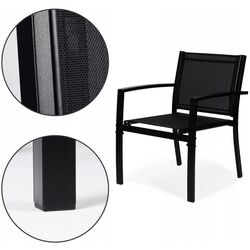 Комплект садовой мебели Modern Home FR-ITS020 (Black) Thumb