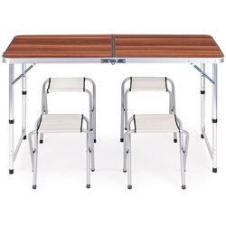 Set mobilier de gradina Modern Home GMGF-RM07 (Brown/Silver) Thumb