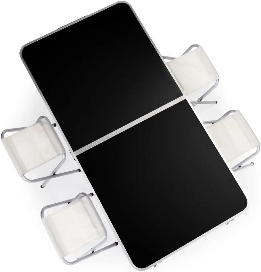 Set mobilier de gradina Modern Home HTA120R+4S (Black)