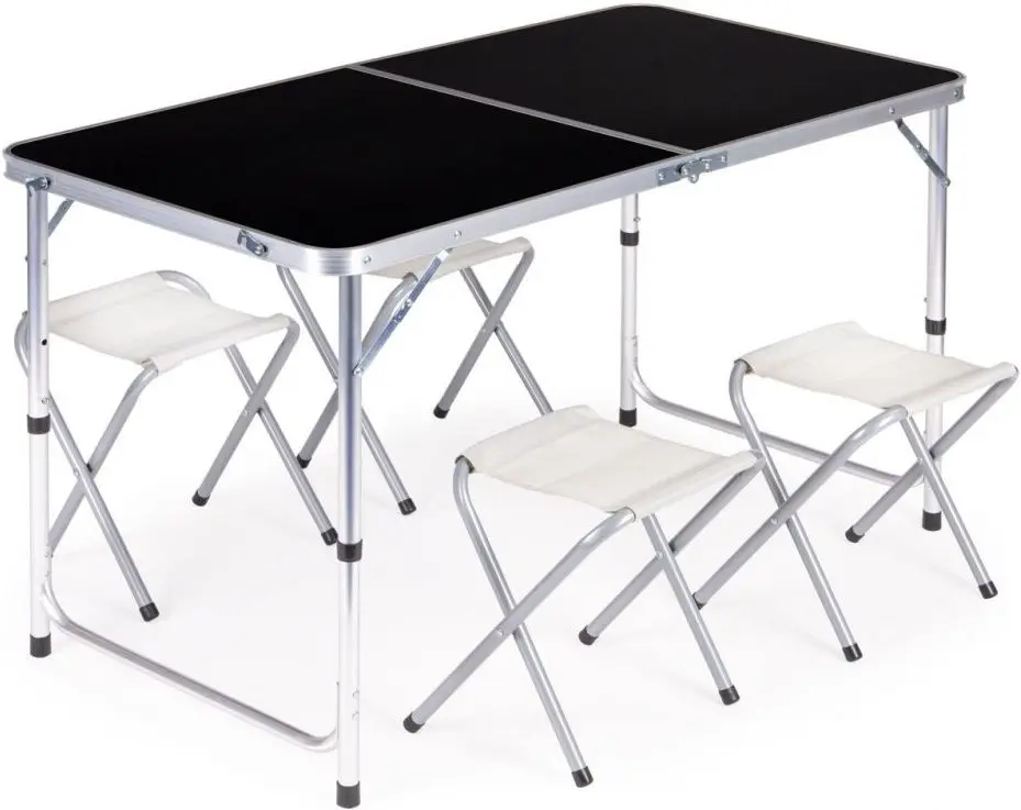 Set mobilier de gradina Modern Home HTA120R+4S (Black)