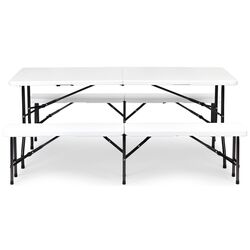 Set mobilier de gradina Modern Home NZK-180S/BK-180 (White) Thumb