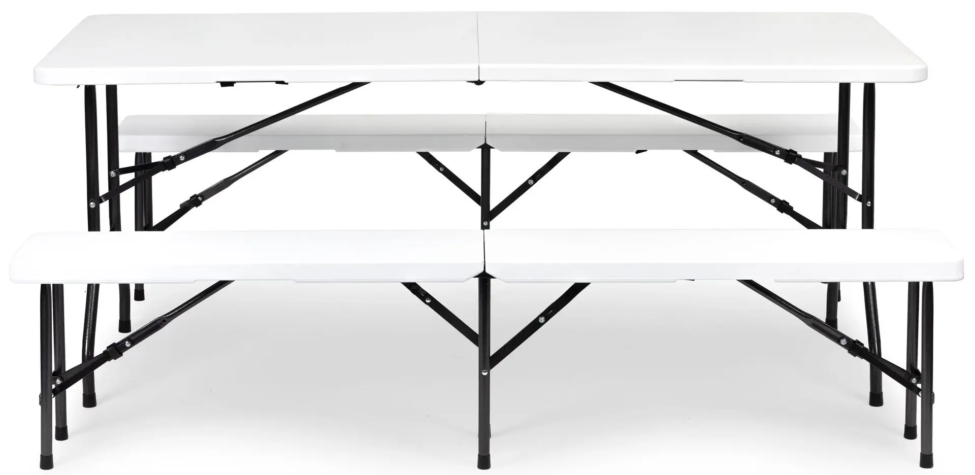 Set mobilier de gradina Modern Home NZK-180S/BK-180 (White)