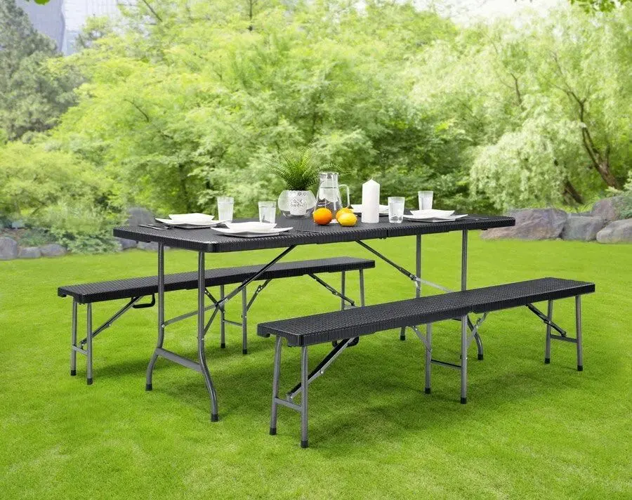 Set mobilier de gradina Modern Home RZK-180B/RBK-180 (Brown)