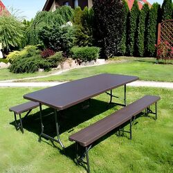 Set mobilier de gradina Modern Home SZK-180B/SBK-180 (Brown)