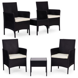 Set mobilier de gradina Multi Garden DN602-1-3 (Black) Thumb