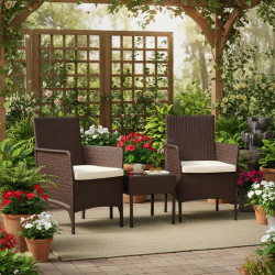 Set mobilier de gradina Multi Garden DN602-2-3 (Brown)