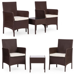 Set mobilier de gradina Multi Garden DN602-2-3 (Brown) Thumb