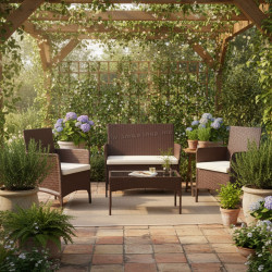 Set mobilier de gradina Multi Garden GT-118-BR-BG (Brown)