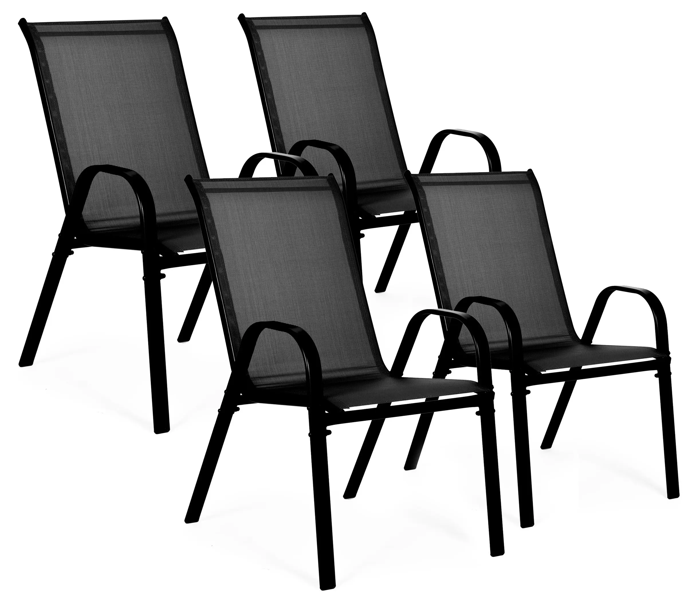 Set scaune MultiGarden SC-092KD-4 (Black)