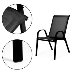 Set scaune MultiGarden SC-092KD-4 (Black) Thumb