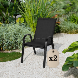 Set scaune de gradina Multi Garden SC-092KD (Black)