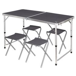Set mobilier de gradina Nils Camp NC1633 (Anthracite/Silver) Thumb