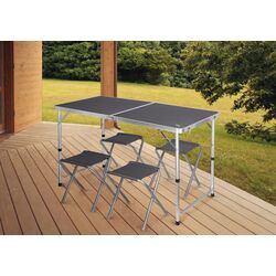 Set mobilier de gradina Nils Camp NC1633 (Anthracite/Silver)
