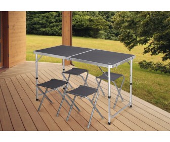 Set mobilier de gradina Nils Camp NC1633 (Anthracite/Silver)