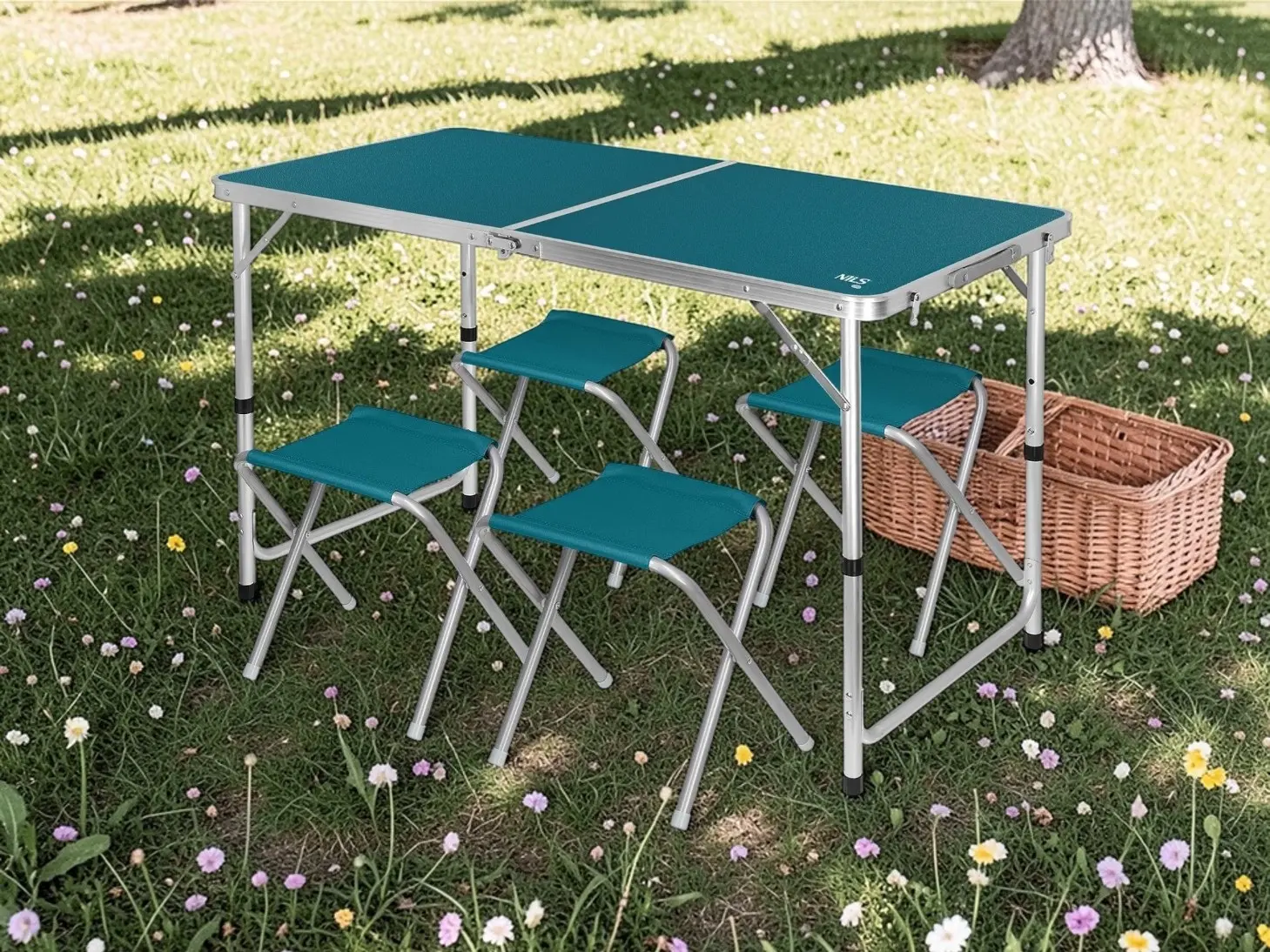 Set mobilier de gradina Nils Camp NC1633 (Blue)