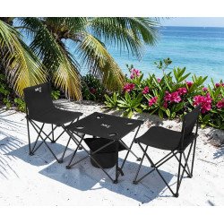 Set mobilier de gradina Nils Camp NC3304 (Black)