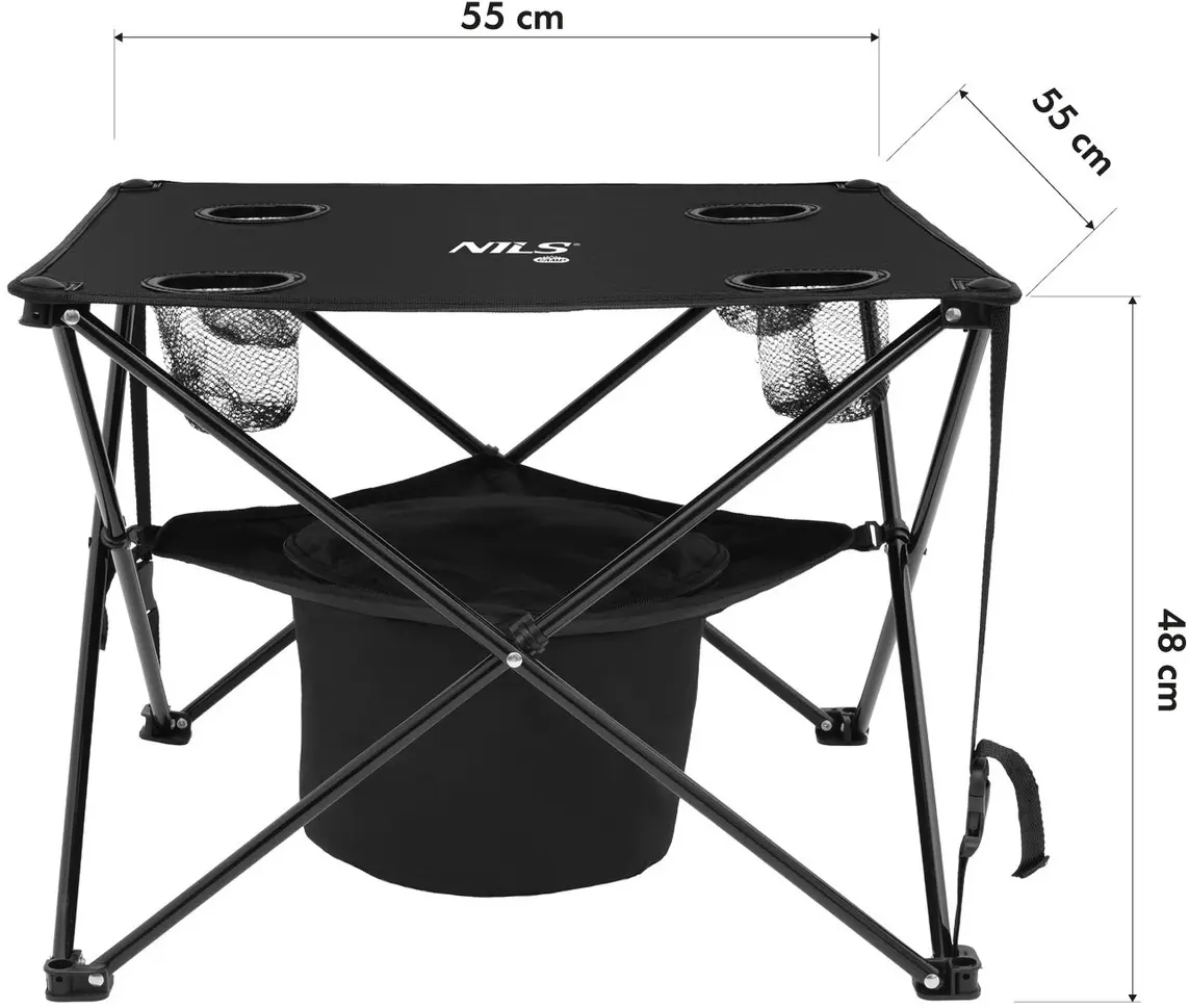 Set mobilier de gradina Nils Camp NC3304 (Black)