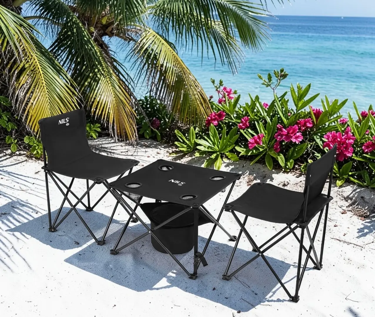 Set mobilier de gradina Nils Camp NC3304 (Black)