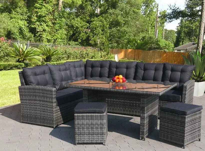 Комплект садовой мебели Garden Rattan 201009-B (Grey) - 2