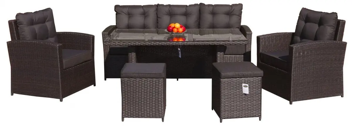 Комплект садовой мебели Garden Rattan 201011-A (Brown)