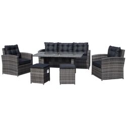 Комплект садовой мебели Garden Rattan 201011-B (Grey)