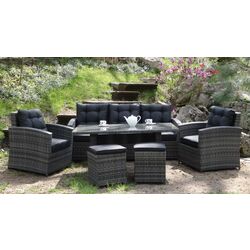 Комплект садовой мебели Garden Rattan 201011-B (Grey) Thumb
