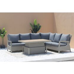 Комплект садовой мебели Garden Rattan 201507 (Grey/Blue) Thumb