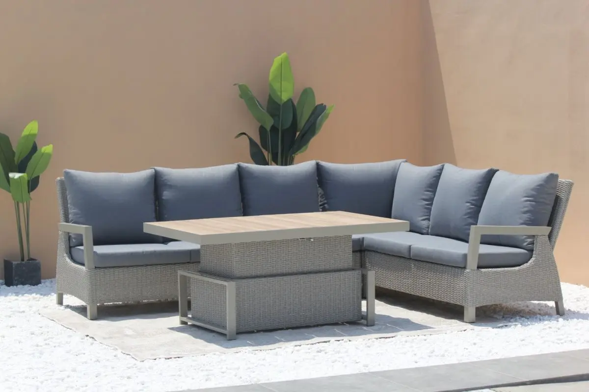 Комплект садовой мебели Garden Rattan 201507 (Grey/Blue) - 2