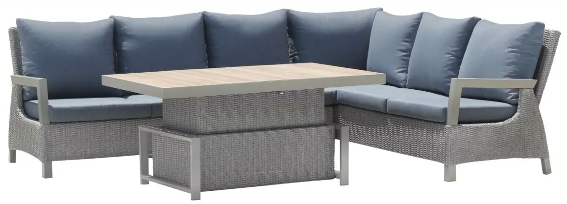 Комплект садовой мебели Garden Rattan 201507 (Grey/Blue)