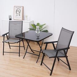 Set mobilier de gradina 18962 (Black)