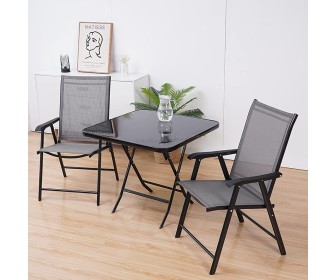 Set mobilier de gradina 18962 (Black)