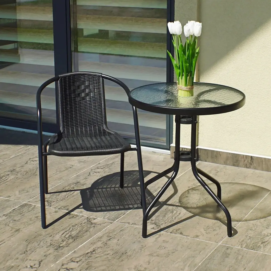 Set mobilier de gradina 18960 (Black)