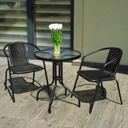Set mobilier de gradina 18960 (Black)