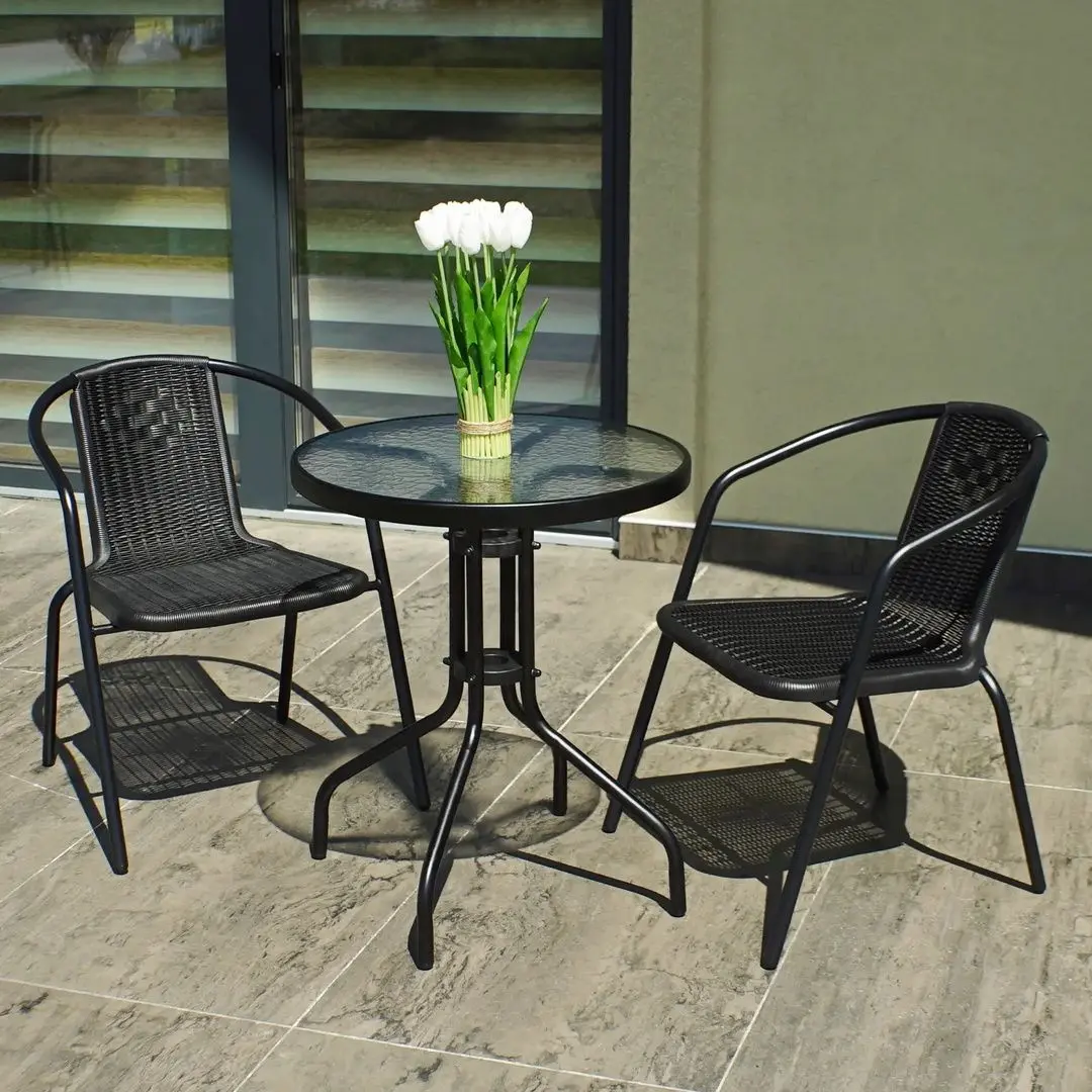 Set mobilier de gradina 18960 (Black)