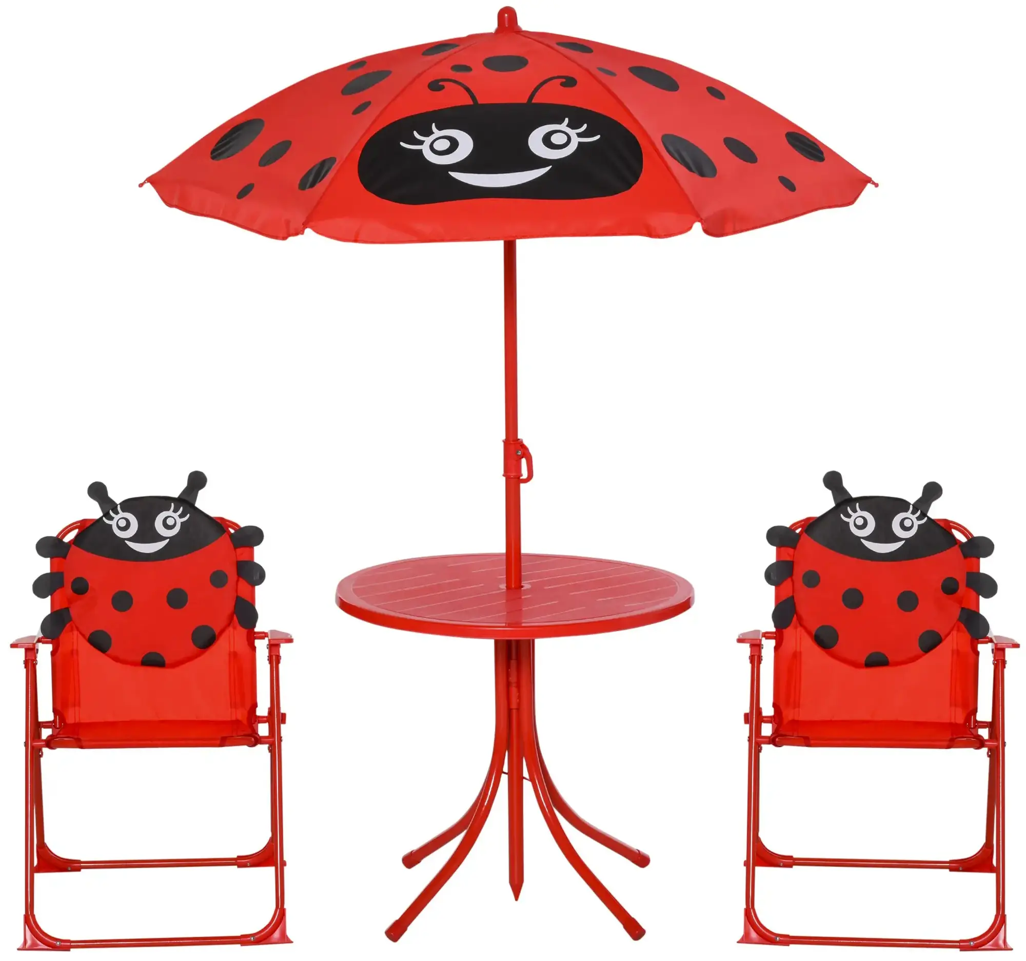 Комплект садовой мебели детский Outsunny 312-024RD (Red) - 2