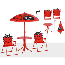 Комплект садовой мебели детский Outsunny 312-024RD (Red) Thumb